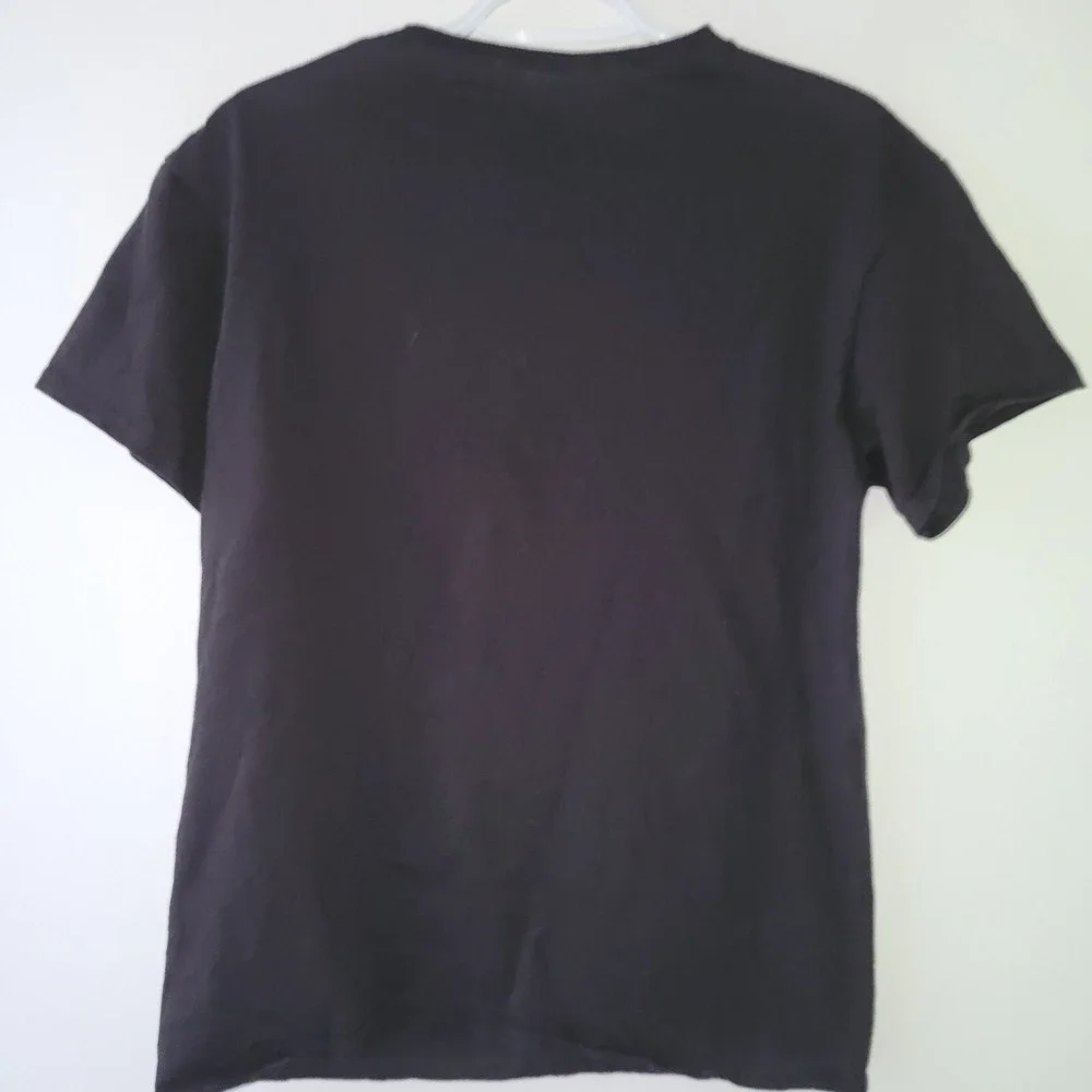 Reason X Hustler Collab Short‎ Sleeve T-Shirt Men's Size Medium Black Eagle Limo